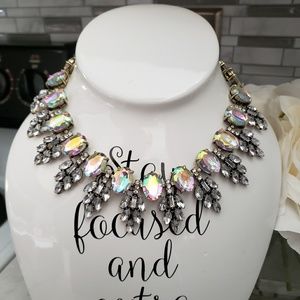 Silver Statement Necklace Wedding Formal
